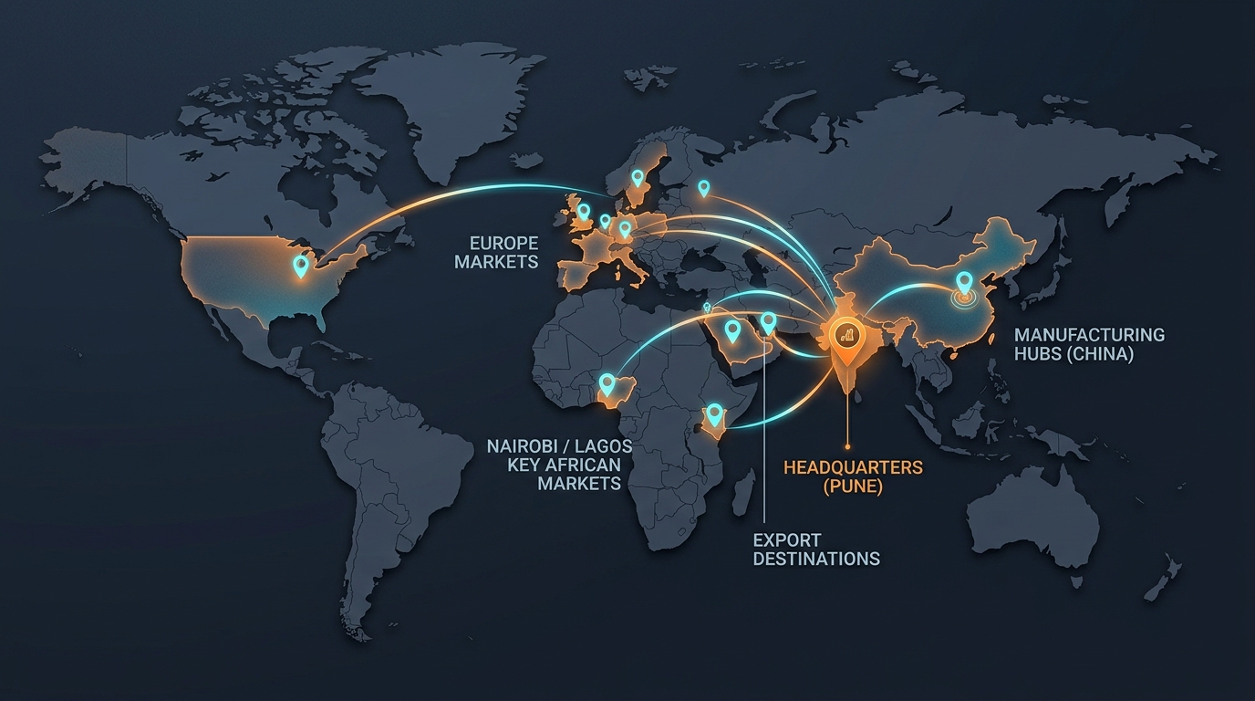 Global Distribution Network Map