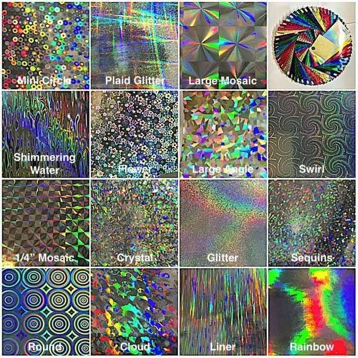 Holographic Patterns Selection Chart